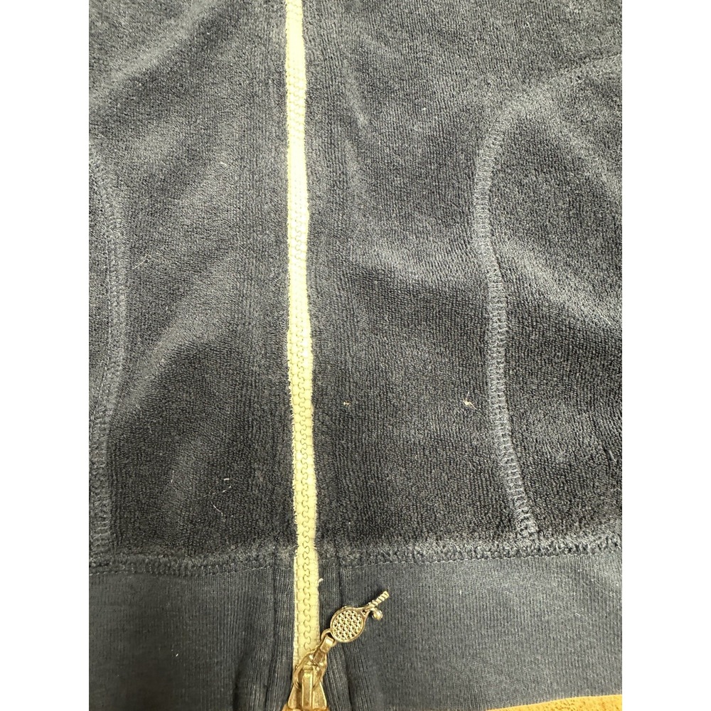 Vintage Y2K Juicy Couture Tennis Juicy Anyone Racquet Velour Track Jacket - Picture 4 of 9